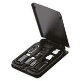 Nettech NT-DC04 20 cm Siyah Plastik USB to Micro + Lightning + Type-C Şarj ve Data Kablosu