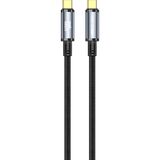 Nettech NT-DC49 USB 3.2 20 Gbps Plastik 100 cm Siyah Type-C to Type-C Şarj ve Data Kablosu