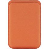 Nettech NT-N116 Magsafe Standlı ve Kart Gözlü Telefon Arkalığı Cüzdan - Turuncu