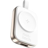 Nettech NT-WCH07 Watch Taşınabilir Kablosuz Wireless Beyaz Şarj Aleti Powerbank