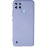 Nettech Realme C25Y Uyumlu Lansman Seri Arka Koruma Kılıf - Turkuaz