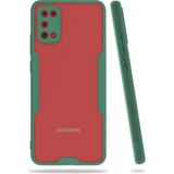 Nettech Samsung Galaxy A02s Uyumlu Platin Seri Arka Koruma Kılıf - Yeşil