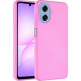 Nettech Samsung Galaxy A07 Uyumlu Nano Arka Koruma Kılıf - Pembe