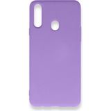Nettech Samsung Galaxy A20s Uyumlu Nano Arka Koruma Kılıf - Mor