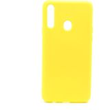 Nettech Samsung Galaxy A20s Uyumlu Nano Arka Koruma Kılıf - Sarı
