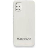 Nettech Samsung Galaxy A51 Uyumlu Lüx Seri Kamera Korumalı Silikon Kılıf - Şeffaf