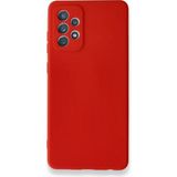 Nettech Samsung Galaxy A72 Uyumlu Nano Arka Koruma Kılıf - Kırmızı
