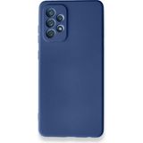 Nettech Samsung Galaxy A72 Uyumlu Nano Arka Koruma Kılıf - Lacivert