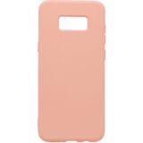 Nettech Samsung Galaxy G955 S8 Plus Uyumlu Nano Arka Koruma Kılıf - Galaxy S8 Plus - Pudra