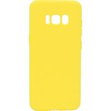 Nettech Samsung Galaxy G955 S8 Plus Uyumlu Nano Arka Koruma Kılıf - Galaxy S8 Plus - Sarı