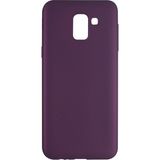 Nettech Samsung Galaxy J600 J6 Uyumlu Suide Arka Koruma Kılıf - Mürdüm