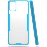 Nettech Samsung Galaxy M21 Uyumlu Platin Seri Arka Koruma Kılıf - Mavi