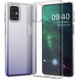 Nettech Samsung Galaxy M31S Uyumlu Lüx Seri Kamera Korumalı Silikon Kılıf - Şeffaf