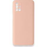 Nettech Samsung Galaxy M31S Uyumlu Nano Arka Koruma Kılıf - Pembe