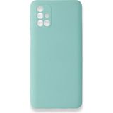 Nettech Samsung Galaxy M31S Uyumlu Nano Arka Koruma Kılıf - Turkuaz