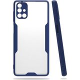 Nettech Samsung Galaxy M51 Uyumlu Platin Seri Arka Koruma Kılıf - Lacivert