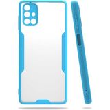 Nettech Samsung Galaxy M51 Uyumlu Platin Seri Arka Koruma Kılıf - Mavi