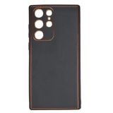 Nettech Samsung Galaxy S22 Ultra Uyumlu Coco Leather Seri Arka Koruma Kılıf NT-93525