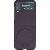 Nettech Samsung Galaxy Z Flip 4 Uyumlu NT-N036 Arka Koruma Kılıf - Mor