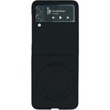Nettech Samsung Galaxy Z Flip 4 Uyumlu NT-N036 Arka Koruma Kılıf - Siyah