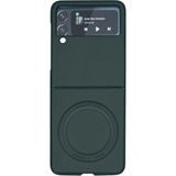 Nettech Samsung Galaxy Z Flip 4 Uyumlu NT-N036 Arka Koruma Kılıf - Yeşil