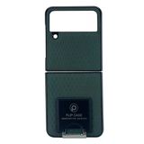 Nettech Samsung Galaxy Z Flip 4 Uyumlu Suni Deri Arka Koruma Kılıf NT-104162