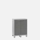 Nettekaçmaz Bahçe Balkon Kiler Plastik Dolap 76X46X101CM - Gri