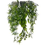 Netten Evime 3lü Set Yapay Çiçek Mini Saksıda Yeşil Sarkan Bitkiler 45cm