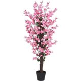 Netten Evime Yapay Ağaç Pembe Japon Kiraz Çiçeği Bahardalı Ağacı Sakura Çiçeği Çalılı 150cm