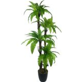 Netten Evime Yapay Ağaç Sıkas Palmiye Açık Yeşil 4Katlı 72Yaprak 150 cm Salon Çiçeği Yapay Çiçek