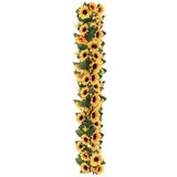 Netten Evime Yapay Çiçek Ay Çiçeği Tak Organizasyon Nişan Düğün Dekor Çiçeği Süsleme Tag 25x150cm