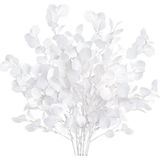Netten Evime Yapay Çiçek Beyaz Okaliptus Tek Dal Kumaş Yapraklı Uzun Dal 80cm Eucalyptus
