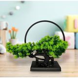 Netten Evime Yapay Çiçek Bonsai Ağacı Çemberli Model Dekoratif Yapay Ağaç Bonzai Yapay Ağaç Masa Ofis Hediyelik