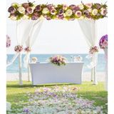 Netten Evime Yapay Çiçek Gülkurusu Pembe Şakayık Tak Organizasyon Nişan Düğün Dekor Çiçeği Süsleme Tag 25x130 cm