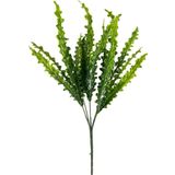 Netten Evime Yapay Çiçek Kıvırcık Saz Yeşil 5 Dallı 40*20cm Aradal Garnitür Çiçek