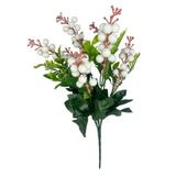 Netten Evime Yapay Çiçek Kokina Demet Beyaz K51 Yılbaşı Çiçeği Christmas White Berry