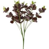 Netten Evime Yapay Çiçek Okaliptus Demet Kahverengi Aradal Garnitür Eucalyptus