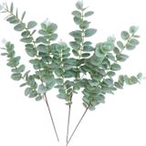 Netten Evime Yapay Çiçek Yeşil Okaliptus 90 cm 5Dallı Uzun Dal Eucalyptus