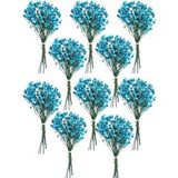 Nettenevime 10lu Set Kuru Çiçek Doğal MAVİ Cipso Şoklanmış Bozulmaz