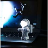 Nettenevime Astronot Lamba LED USB Gece Lambası Klavye Işığı Kitap Okuma Işığı - Beyaz