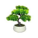 Nettenevime Bonsai Dekoratif Yapay Ağaç Yeşil Bonzai 35*30Cm