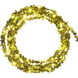 Nettenevime LED Sarmaşık Işıklı 300 cm Yapay Sarmaşık ve Peri LED Işığı Plastik Yapraklarla