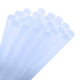 nettenevime Sıcak Silikon Çubuğu 1 KG 11MM-30CM Mum Silikon Kalın Uç Şeffaf