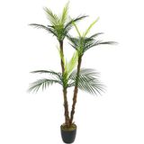 Nettenevime Yapay Ağaç Areka Palmiye 3katlı 3 Dal 18 Yaprak 130CM Salon Çiçeği Yapay Çiçek - Yeşil