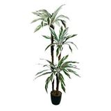 Nettenevime Yapay Ağaç Kızıl Beyaz Yukka 3katlı 54 Yaprak 130*65cm Yeşil