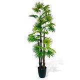 Nettenevime Yapay Ağaç Yelpaze Palmiye 4katlı Fanpalm 32 Yaprak 170*65cm Yeşil