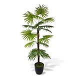 nettenevime Yapay Ağaç Yelpaze Palmiye Fanpalm 16 Yaprak 115*55cm
