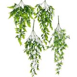 Nettenevime Yapay Çiçek 4lü Set Sarkan Boston Fejka Bambu Şimşir 60cm 5dallı Yapay Sarmaşık Yeşil