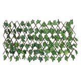 Nettenevime Yapay Çiçek Akordiyon Çit Yapay Sarmaşık Lı Duvar Dekoru 210x90cm Yeşil