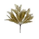 Nettenevime Yapay Çiçek Altın Gold Fern Demet Garnitür Aradal Dekoratif Yapay Bitki Renksiz